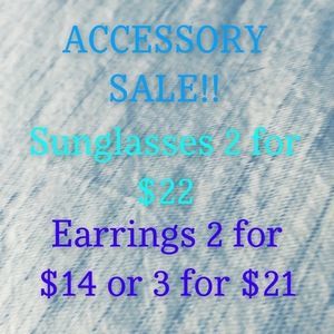 ☘️☘️ACCESSORY SALE!! 💍🕶☘️☘️